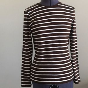 Ralph Lauren logo striped tshirt